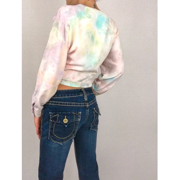 Vintage 💫 Hand-Dyed Blouse in Dreaming - Picture 10 of 15